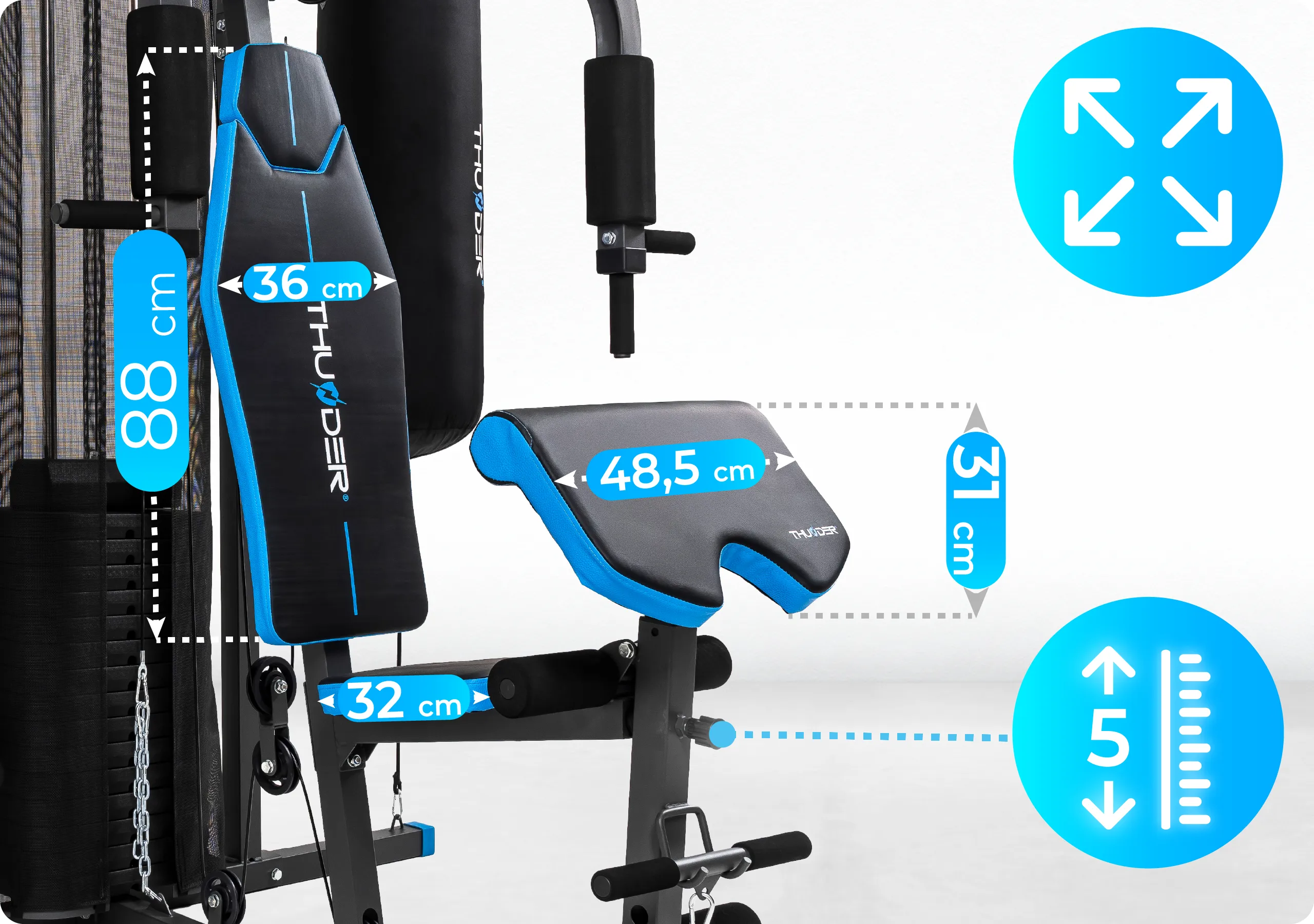 Atlas HEAVY – stations d'entraînement disponibles