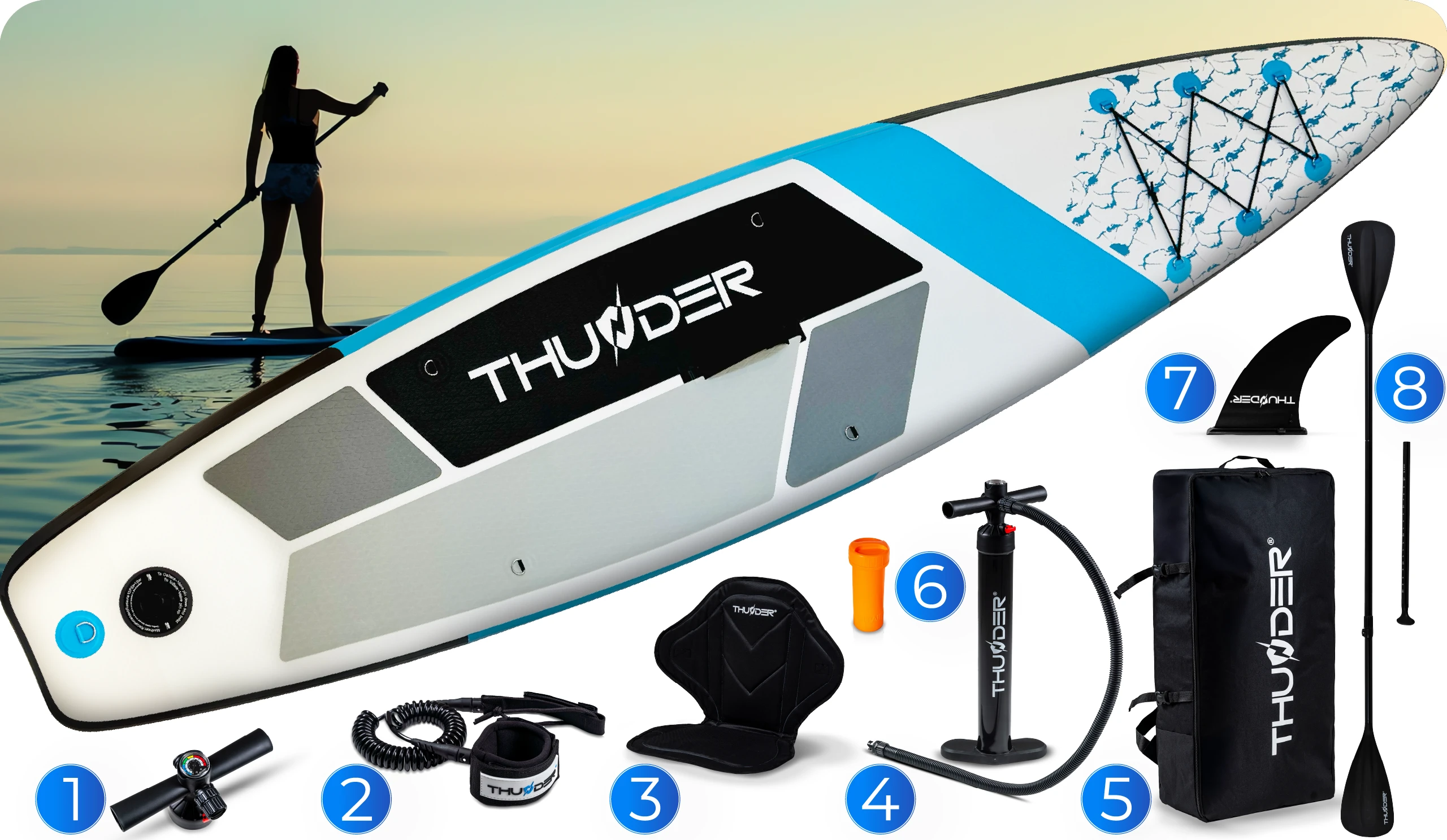 Ensemble d'accessoires pour SUP MARIS