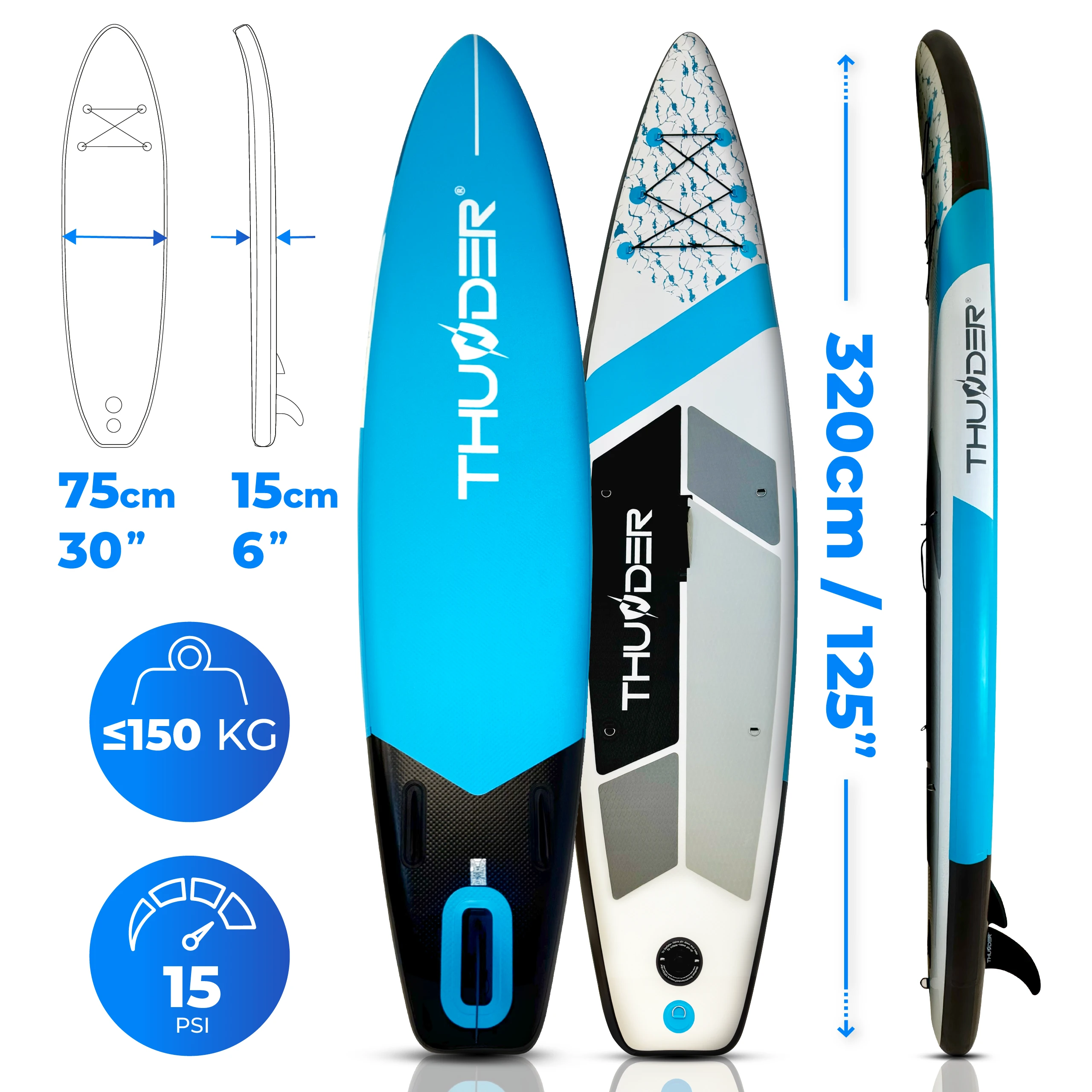 Spécifications de la planche SUP MARIS