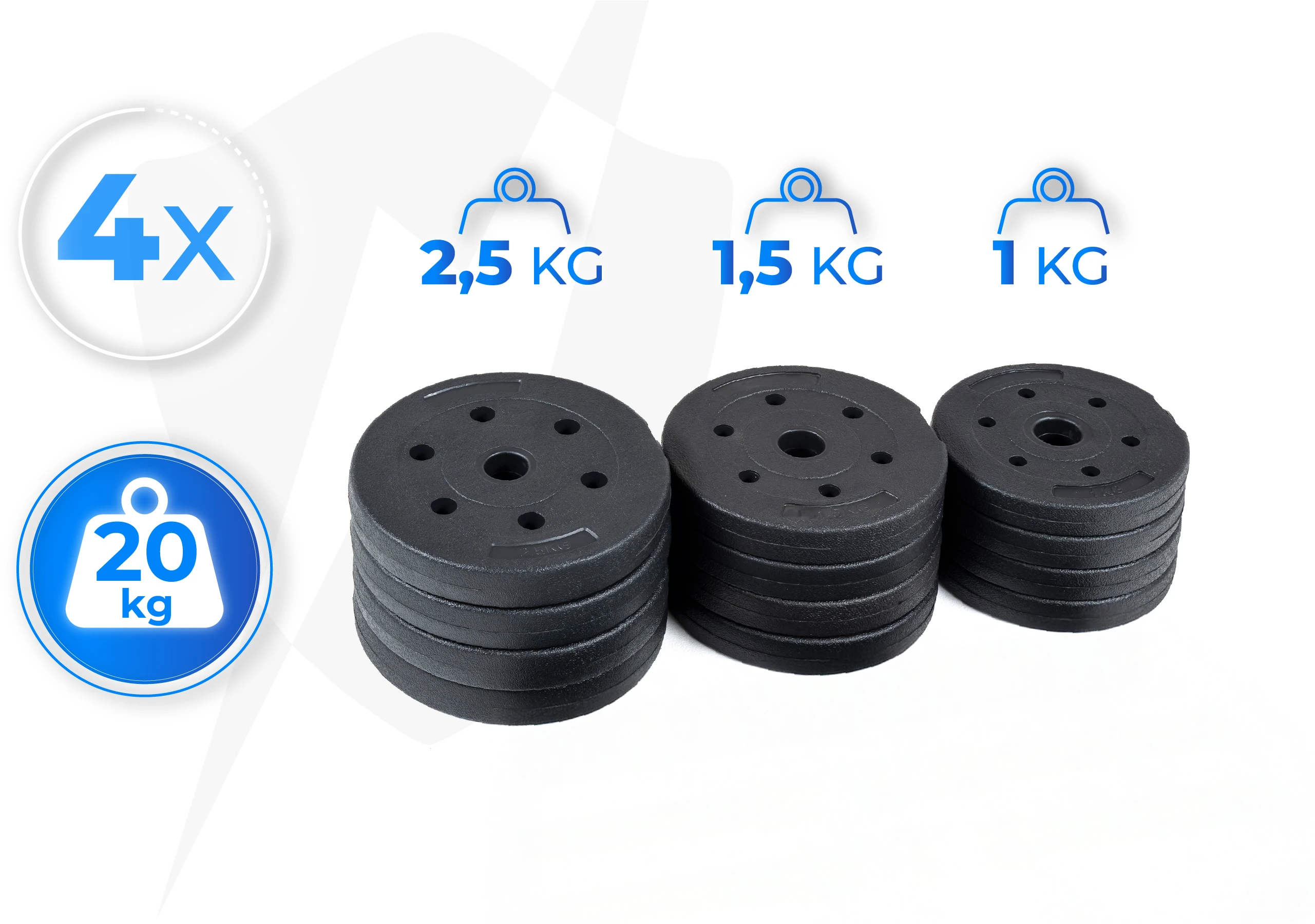 Réglage du poids des haltères