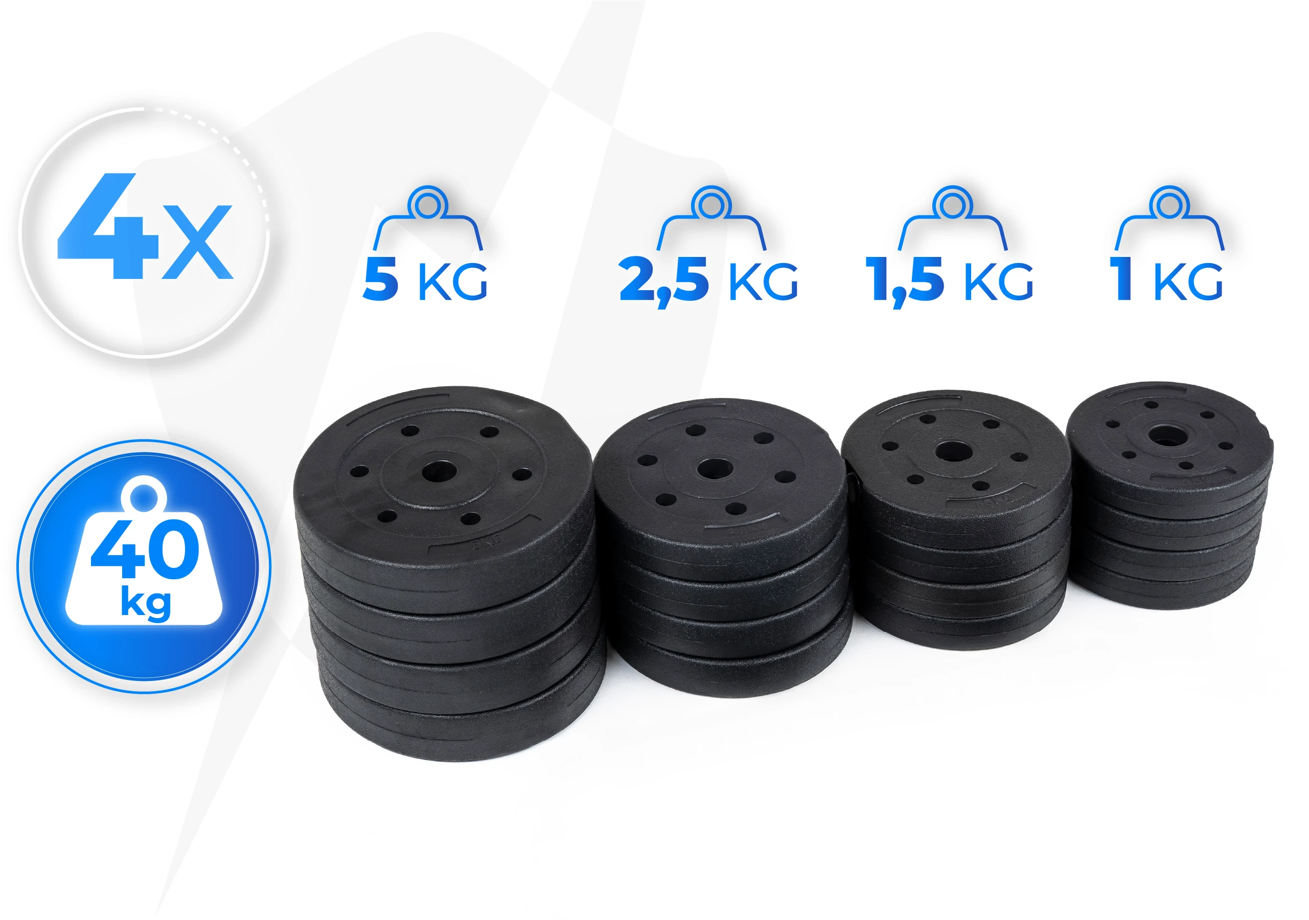 Réglage du poids des haltères