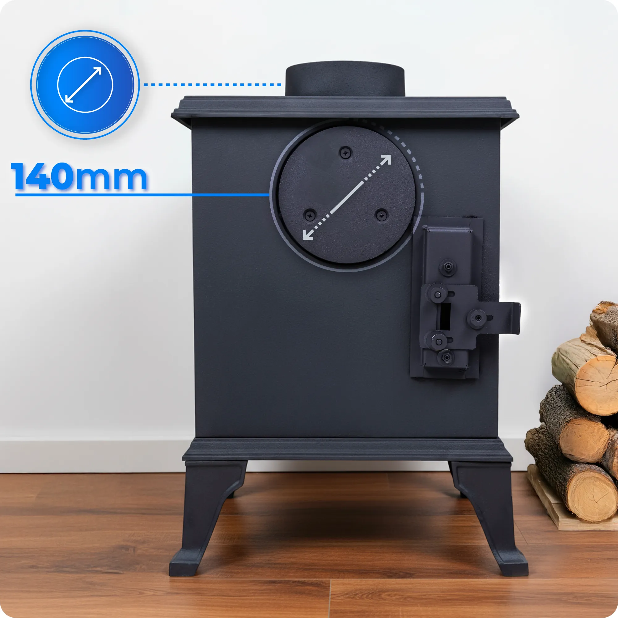 Utilisation confortable du poêle Mitra