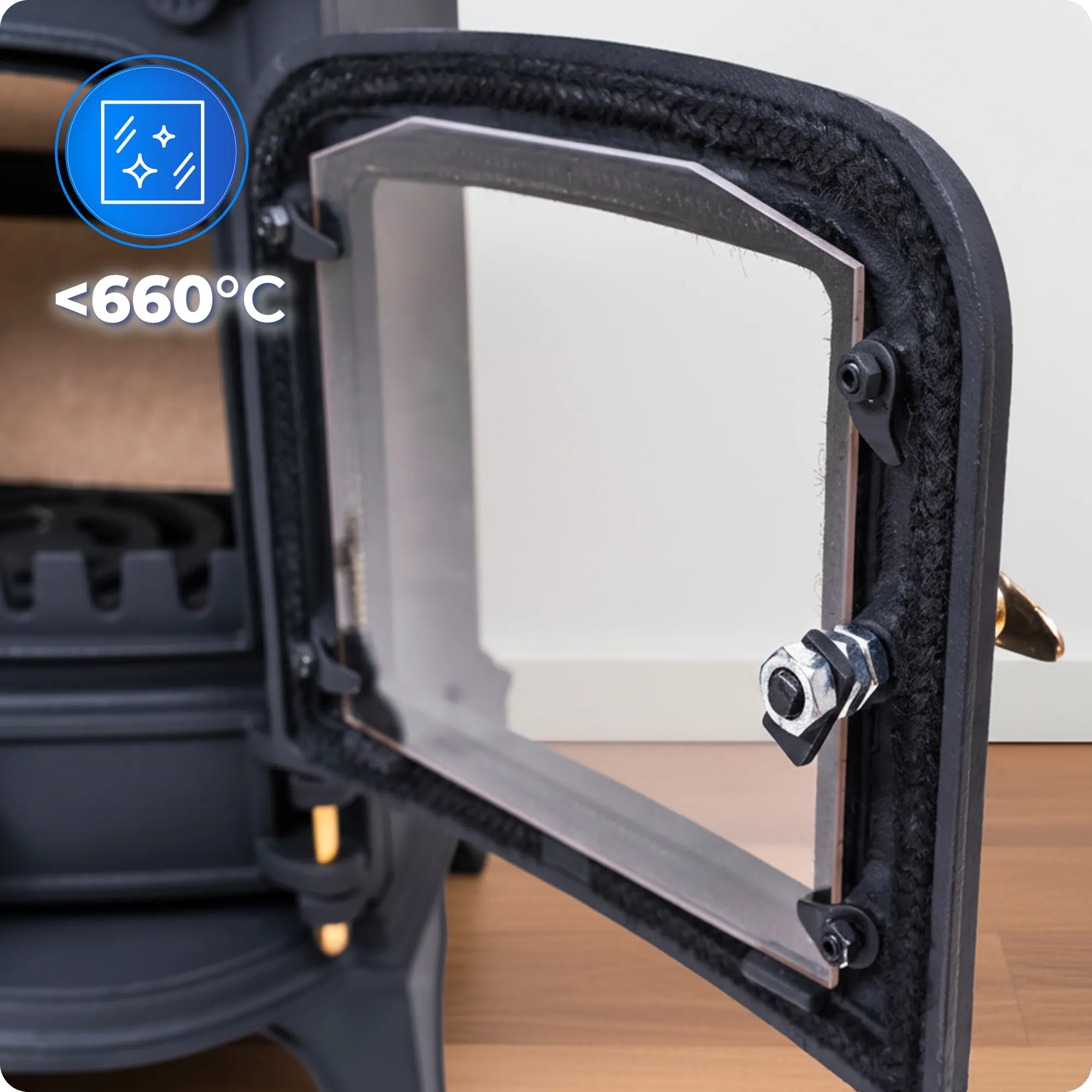 Poêle esthétique et fonctionnel Mitra