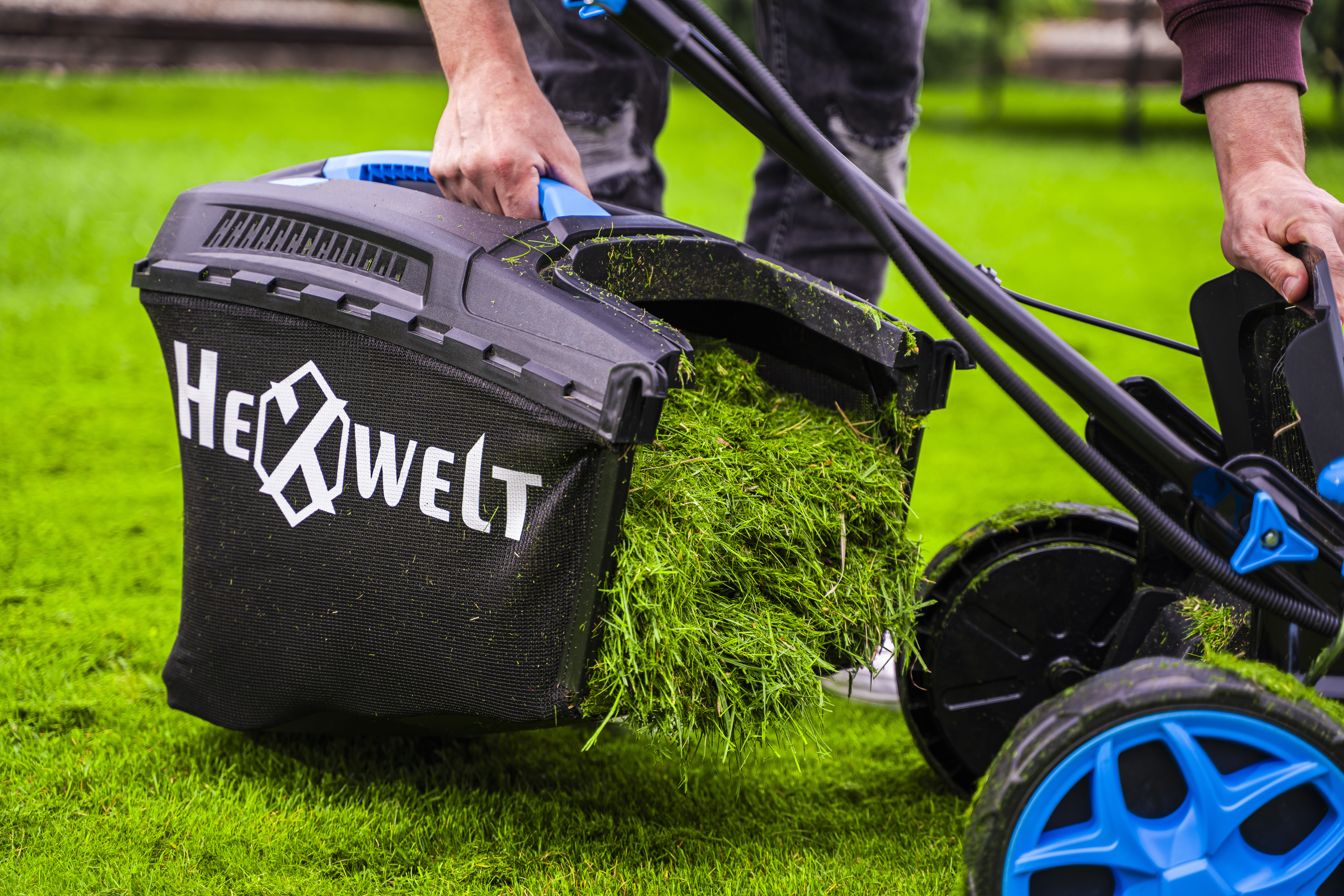 Tondeuse Hexwelt en action