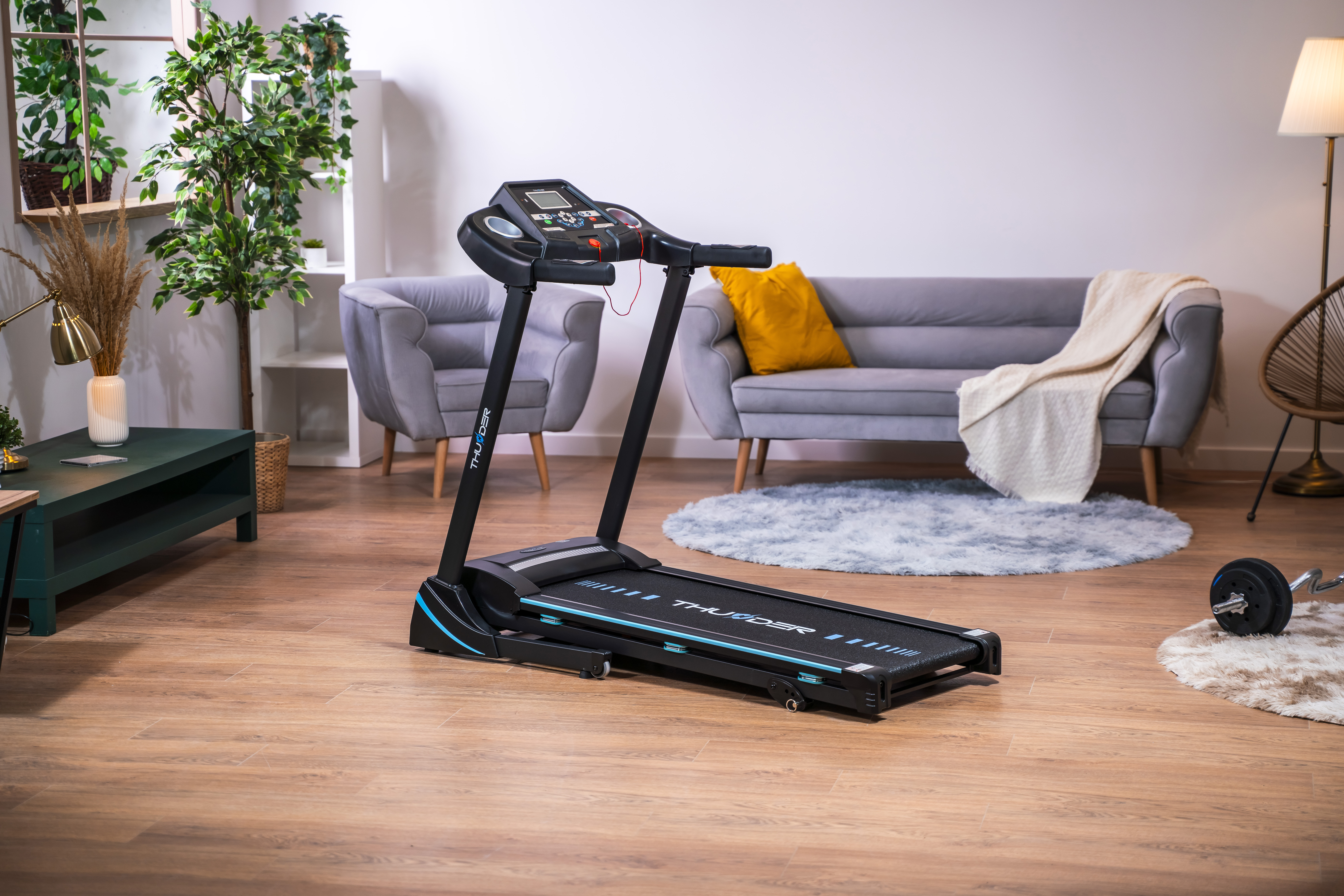Tapis de course Thunder ICON-BLACK avec fonction de pliage