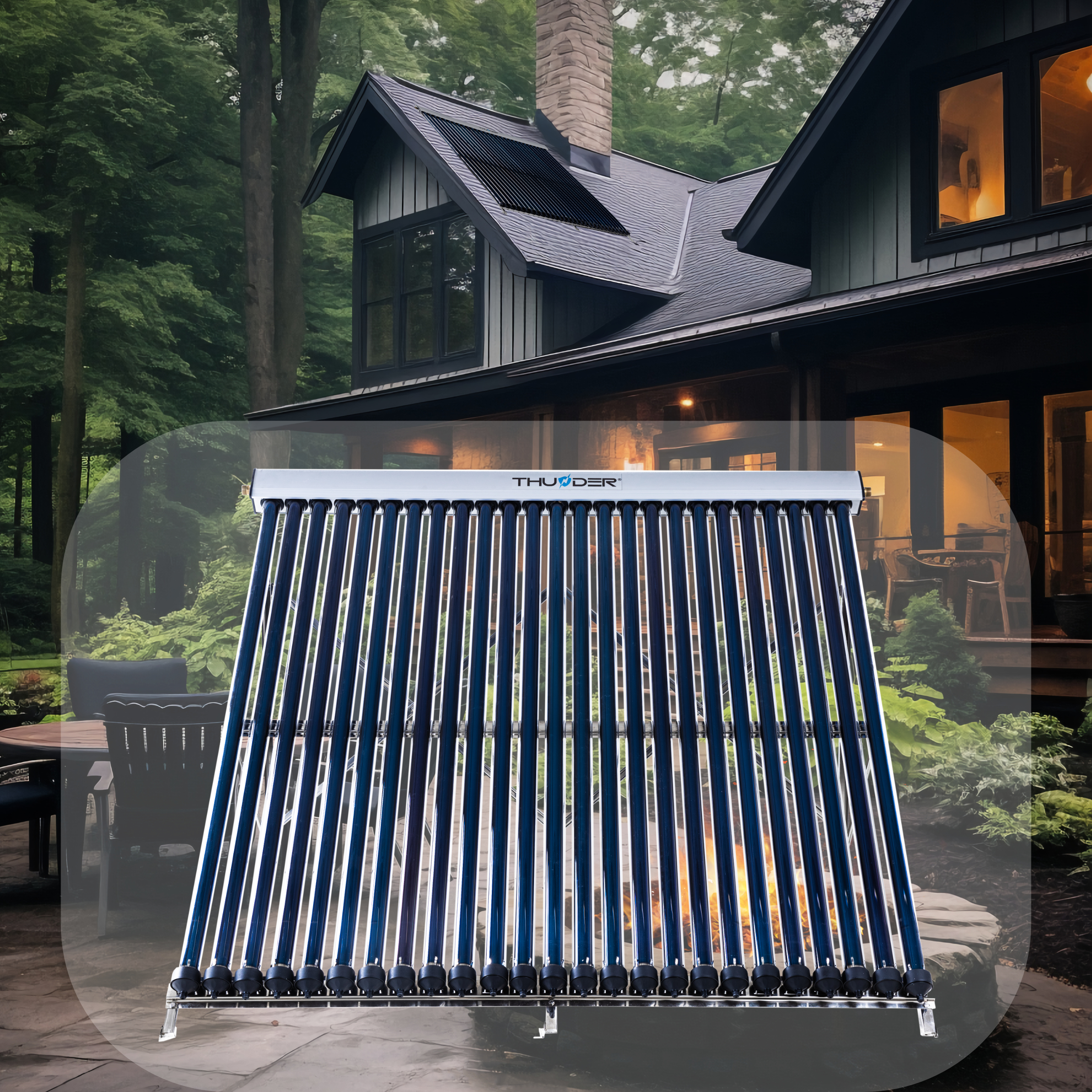 Capteur solaire à débit direct