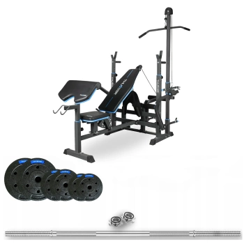 Ensemble de musculation 50 kg avec banc VIGOR-C de la marque THUNDER