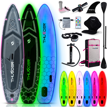 Planche de SUP 320cm THUNDER MOSSA avec éclairage LED
