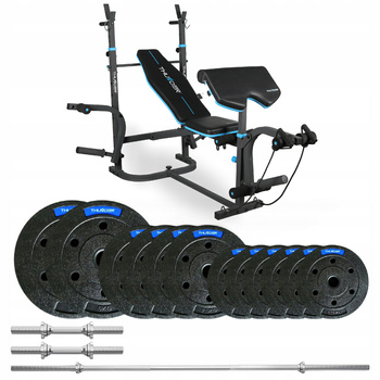 Ensemble de musculation 27,5 kg avec banc VIGOR-B de la marque THUNDER