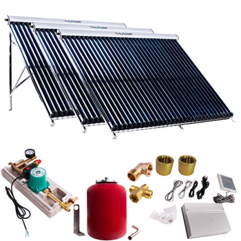 Kit solaire avec 3 capteurs solaires à tubes sous vide de 30 tubes, sans câble solaire et sans réservoir