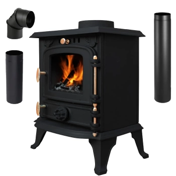 Poêle à bois en fonte DIANA 4,5 kW 