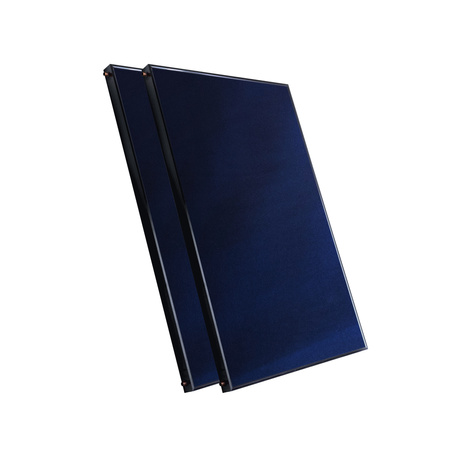 Kit solaire avec deux panneaux plats de 2m² sans câble solaire et sans réservoir