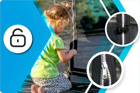 THUNDER INSIDE ELITE Trampoline 14FT (427cm) NOIR