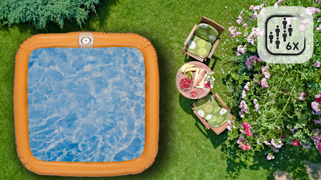 Jacuzzi gonflable de jardin THUNDER BREVE