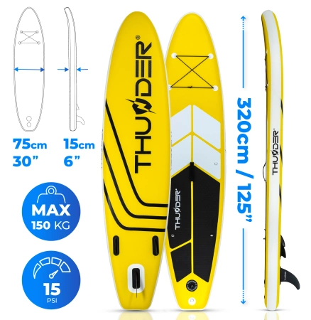 Planche de SUP 320cm THUNDER COAST YELLOW