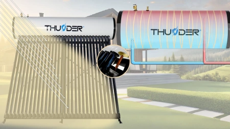 Capteur solaire pressurisé avec réservoir THUNDER 300 L BLACK