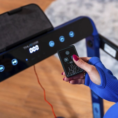 Tapis de course électrique THUNDER RACE-BLUE