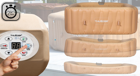 Jacuzzi gonflable de jardin THUNDER FRAPPE