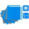 Dalle de sol puzzle bleu-gris 60x60x1cm THUNDER