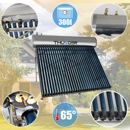 Capteur solaire pressurisé avec réservoir THUNDER 300 L