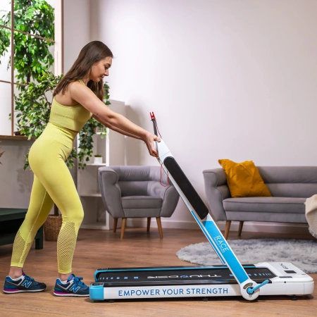 Tapis de course électrique THUNDER RACE-WHITE