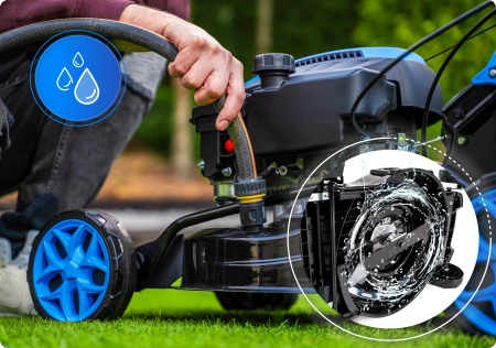 Tondeuse thermique Hexwelt HW-KS-224 53cm 4,4kW autotractée