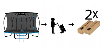 THUNDER INSIDE ULTRA 12FT (366 cm) BLUE trampoline