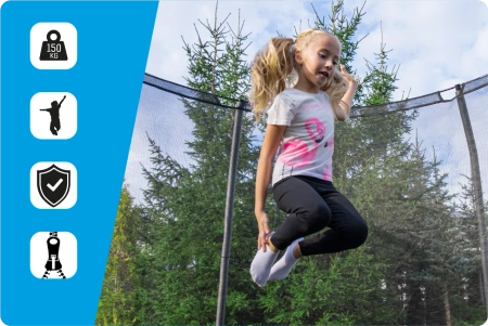 THUNDER INSIDE ELITE Trampoline 14FT (427cm) NOIR