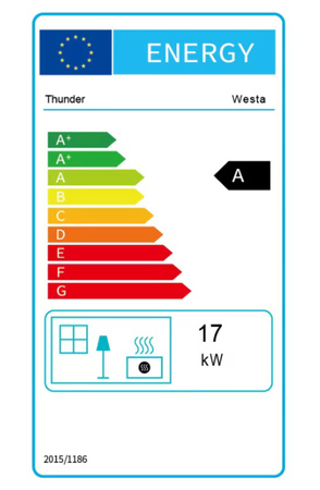 Poêle à bois en fonte WESTA 17 kW