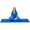 Tapis de gymnastique bleu 180x60x4 THUNDER
