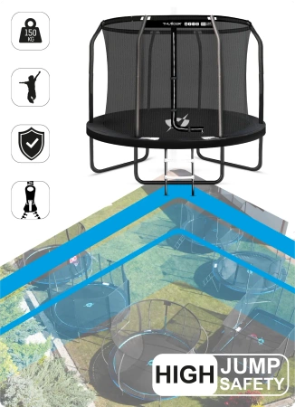 THUNDER INSIDE ELITE trampoline 10FT (305 cm) NOIR