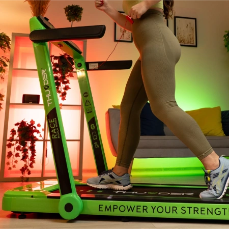 Tapis de course électrique THUNDER RACE-GREEN