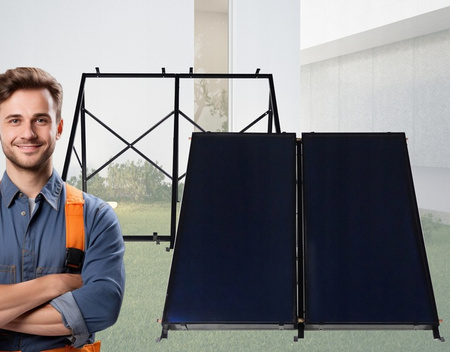 Capteur solaire plat 2x 2m THUNDER 