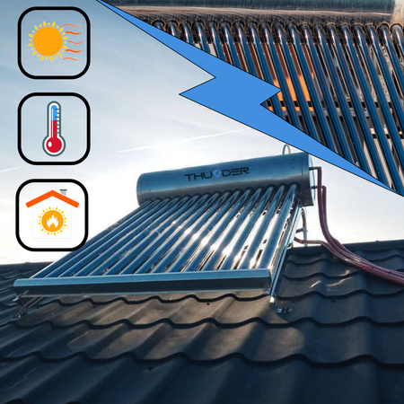 Capteur solaire pressurisé avec réservoir THUNDER 100 L