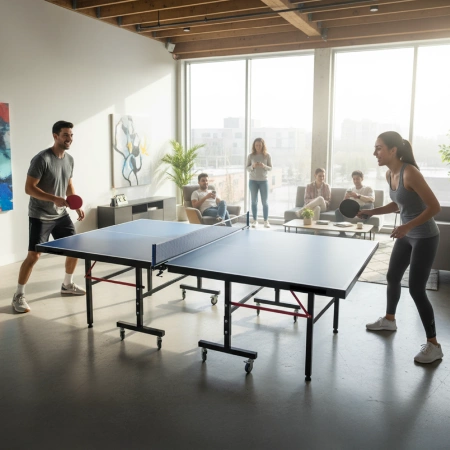 Table de tennis de table THUNDER VITAL-18-BLUE