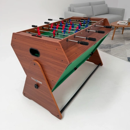 Table de jeu rotative 3-en-1 en bois THUNDER SMART 