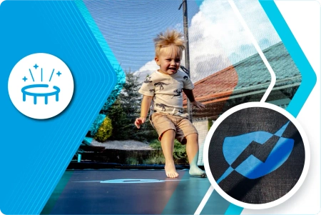 Trampoline THUNDER INSIDE ULTRA 14FT (427 cm) BLEU