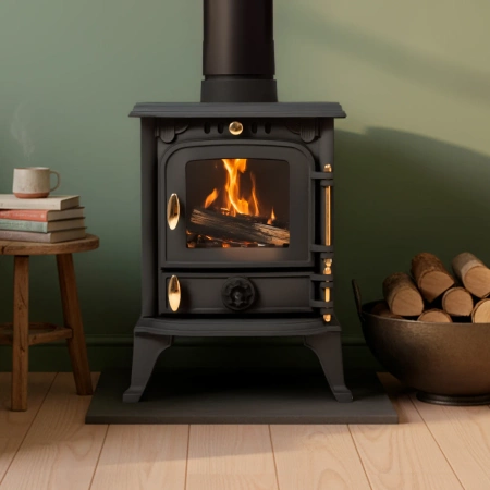 Poêle à bois en fonte DIANA 4,5 kW 