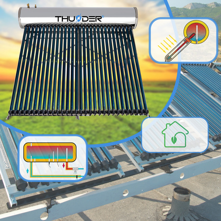 Capteur solaire pressurisé avec réservoir THUNDER 300 L