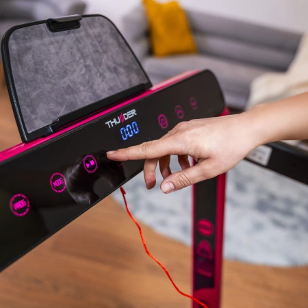 Tapis de course électrique THUNDER RACE-PINK