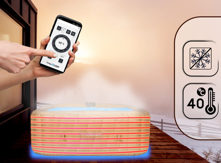 Jacuzzi gonflable de jardin THUNDER FRAPPE