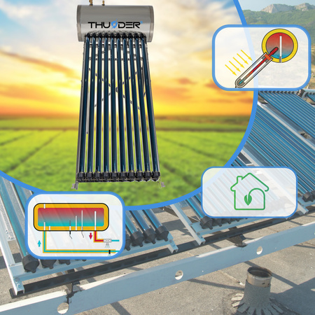 Capteur solaire pressurisé avec réservoir THUNDER 100 L