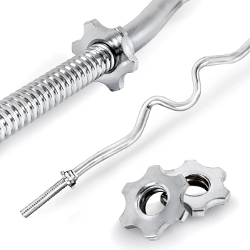 Barre EZ coudée vissée 120 cm 30 mm THUNDER