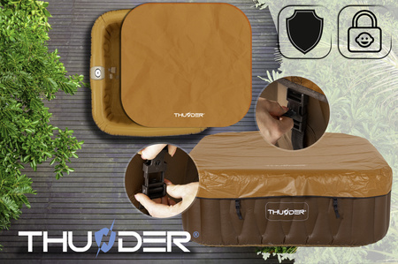Jacuzzi gonflable de jardin THUNDER BREVE