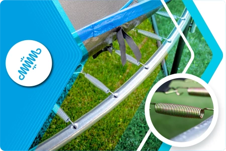 Trampoline THUNDER INSIDE ULTRA 16FT (488 cm) BLEU