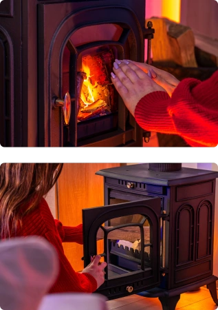 Poêle à bois en fonte AGNI 7 kW