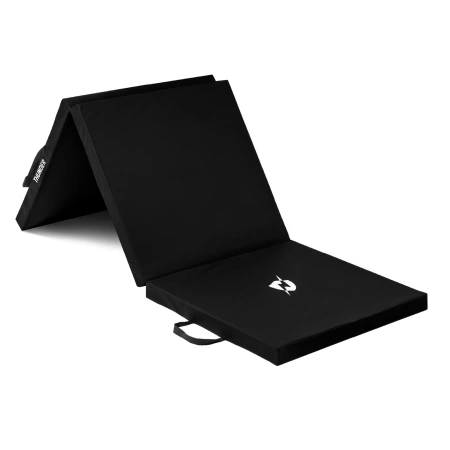 Tapis de gymnastique noir 180x60x4 THUNDER