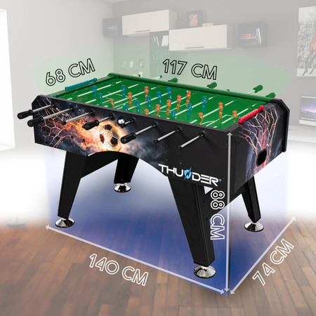 Table de baby-foot 5FT THUNDER FIREBALL