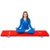 Tapis de gymnastique rouge 180x60x4 THUNDER