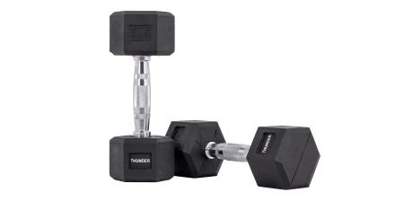 Haltère hexagonal 5 kg THUNDER